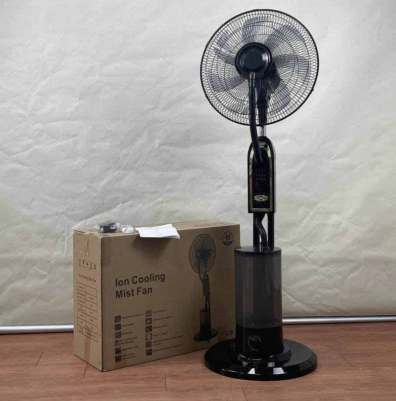 Remote Control Industrial Standing Fan w Humidifier