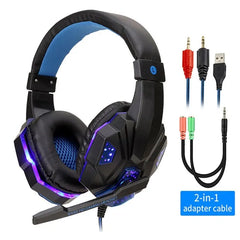 LED-Light Wired Gamer Headset