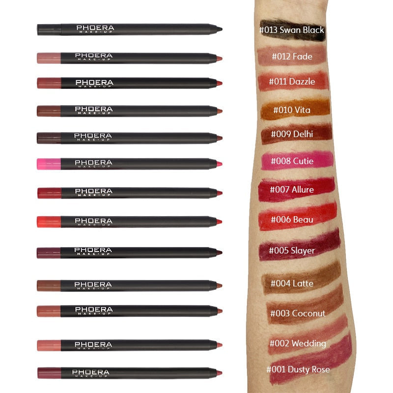 13-Color Lipliner Pencil