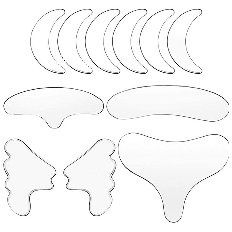 Reusable Anti-Wrinkle Facial and Chest Skin Patches
