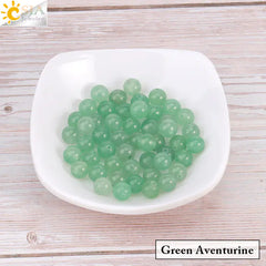 Natural Crystal Beads - Pink Quartz & Garnet Agate