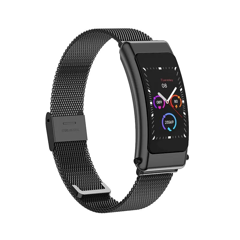 Waterproof Smart Fitness Tracker w Heart Rate Monitor
