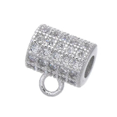 Copper Micro Inlay Beads & Zirconia Spacer Beads