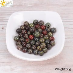 Natural Crystal Beads - Pink Quartz & Garnet Agate