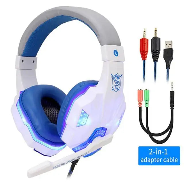 LED-Light Wired Gamer Headset