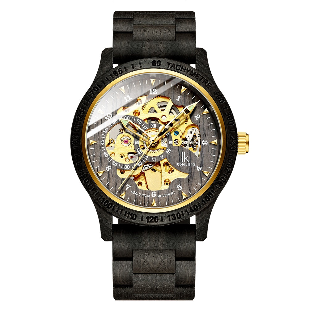 Luxury Classic Wooden Men's Mechanical Watch