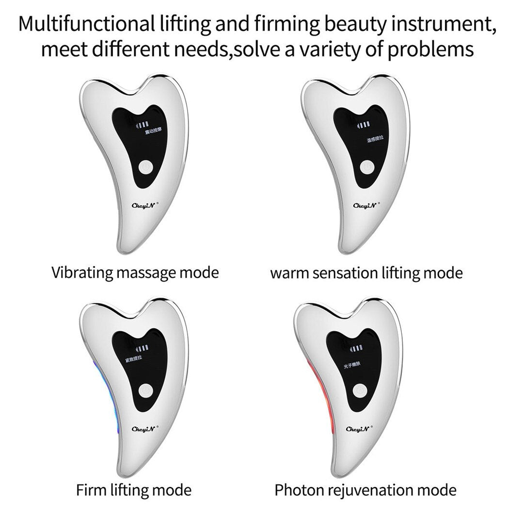 LED Light Vibration Face-Lifting Tool
