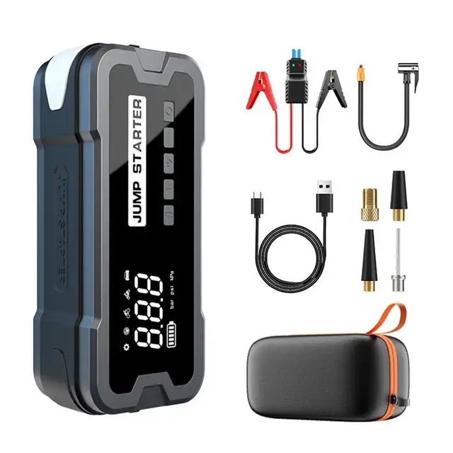 Portable 4-in-1 Car Jump Starter & Air Pump