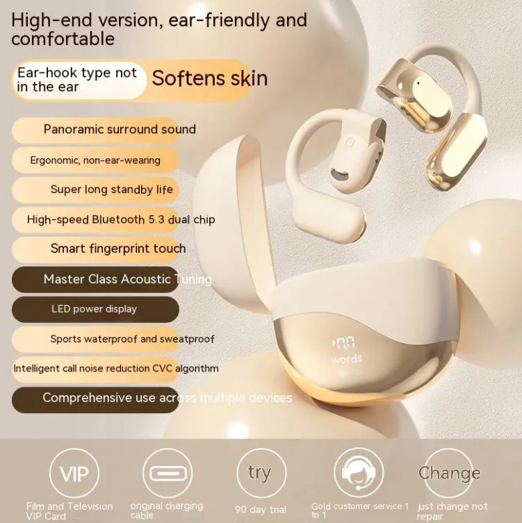 Waterproof Bluetooth Ear Hook Headset