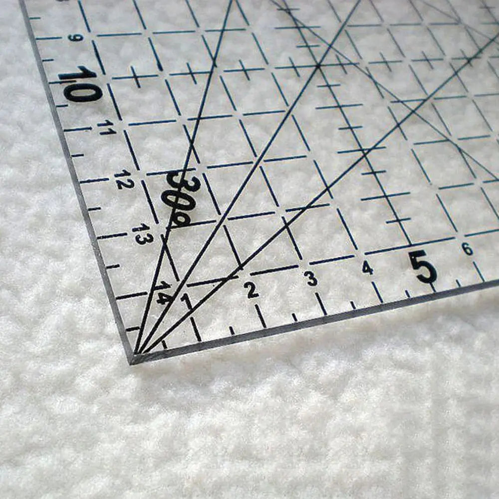 Multi-Functional Sewing Ruler for Quilting
