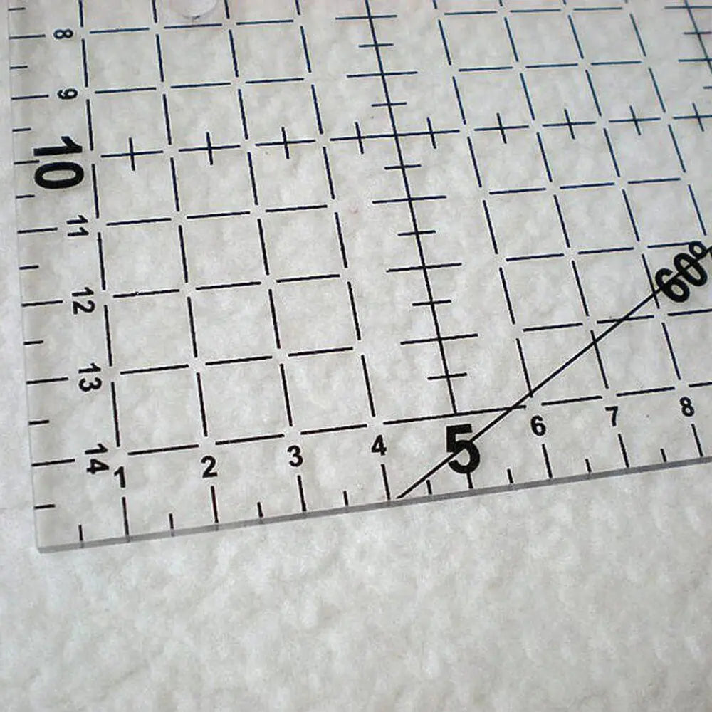 Multi-Functional Sewing Ruler for Quilting