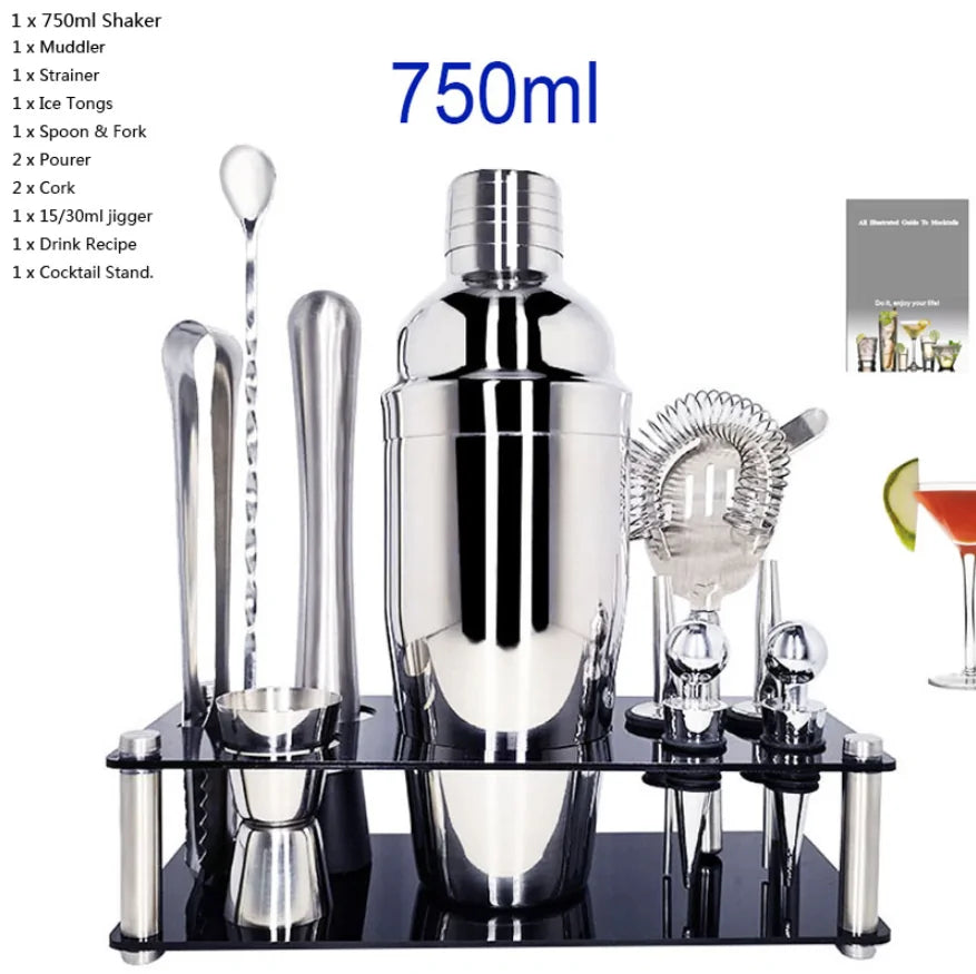 12-Piece Cocktail Shaker Set