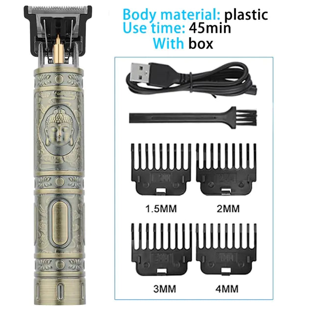 Precision Grooming w Rechargeable Men's Trimmer