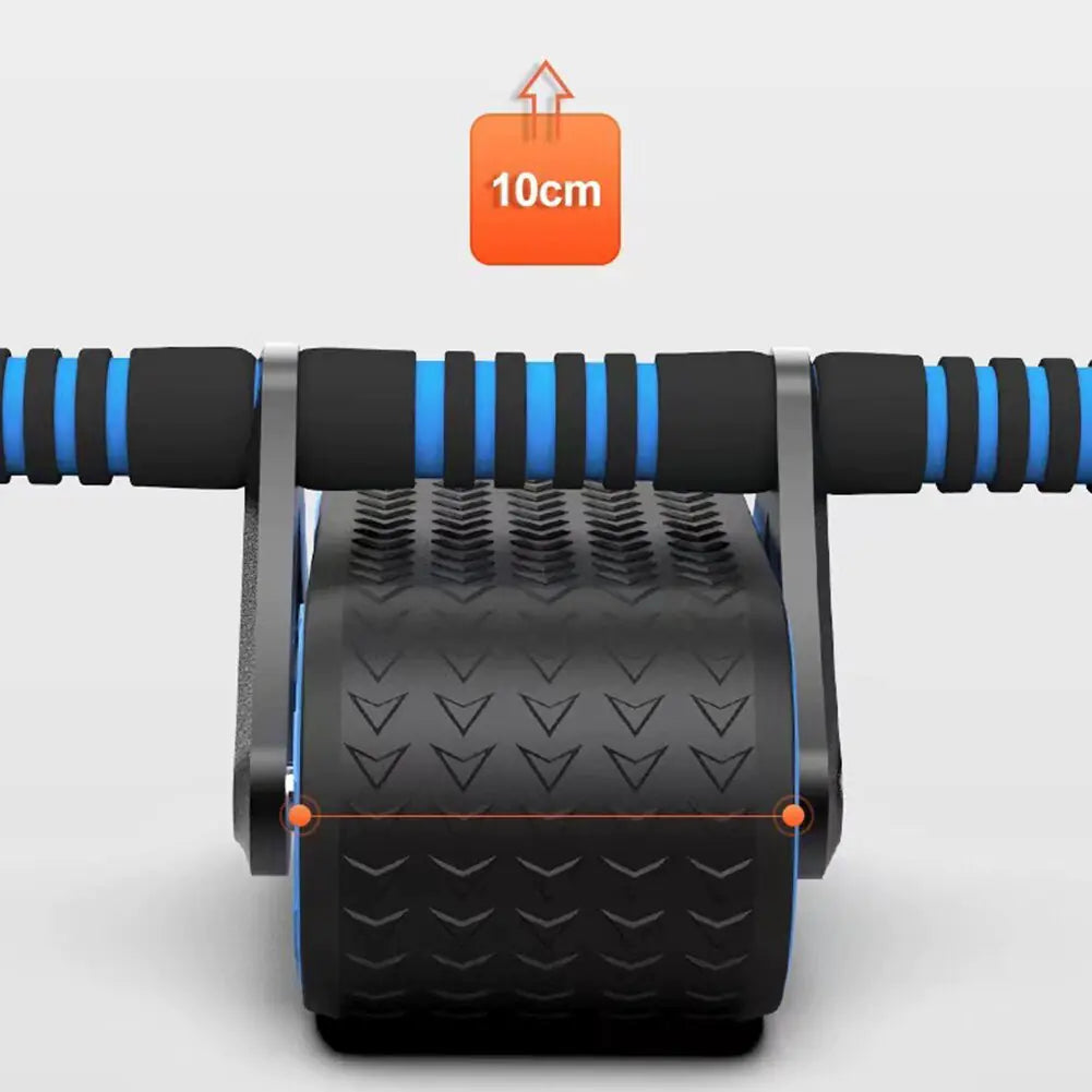 Abdominal Muscle Fitness Double-Wheel Exerciser