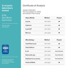 Irish Sea Moss Gummies for Detox & Thyroid Support