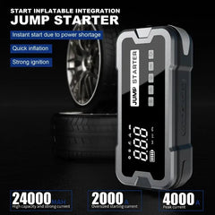 Portable 4-in-1 Car Jump Starter & Air Pump