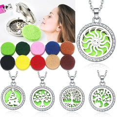 Aroma Oil Diffuser Perfume Necklace