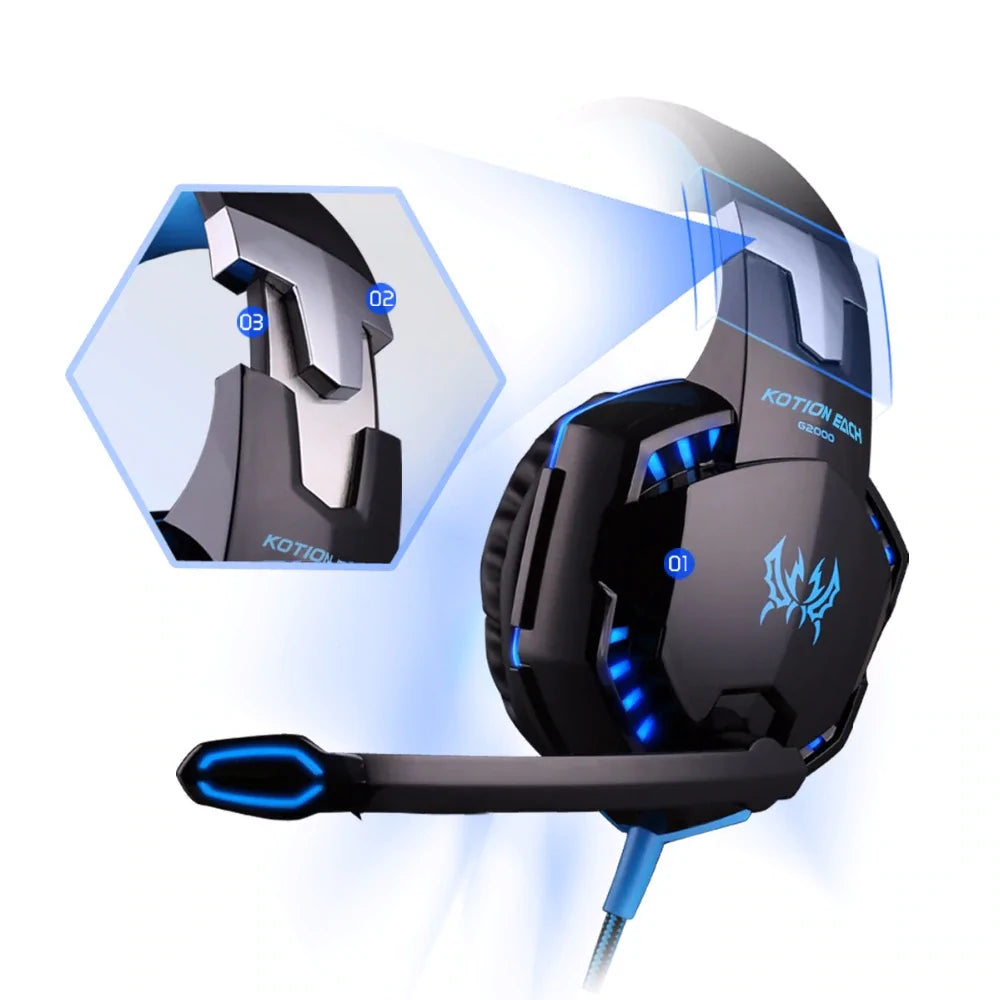 Stereo Gaming Headset w PC Earphone