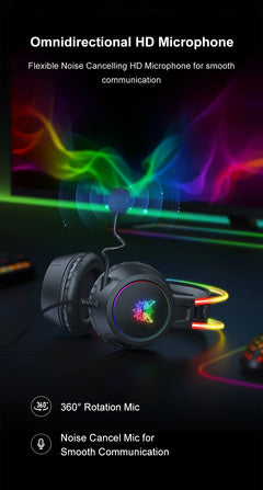 Onikuma X15 Dynamic Pro Over-Ear Headphones Gaming Headset