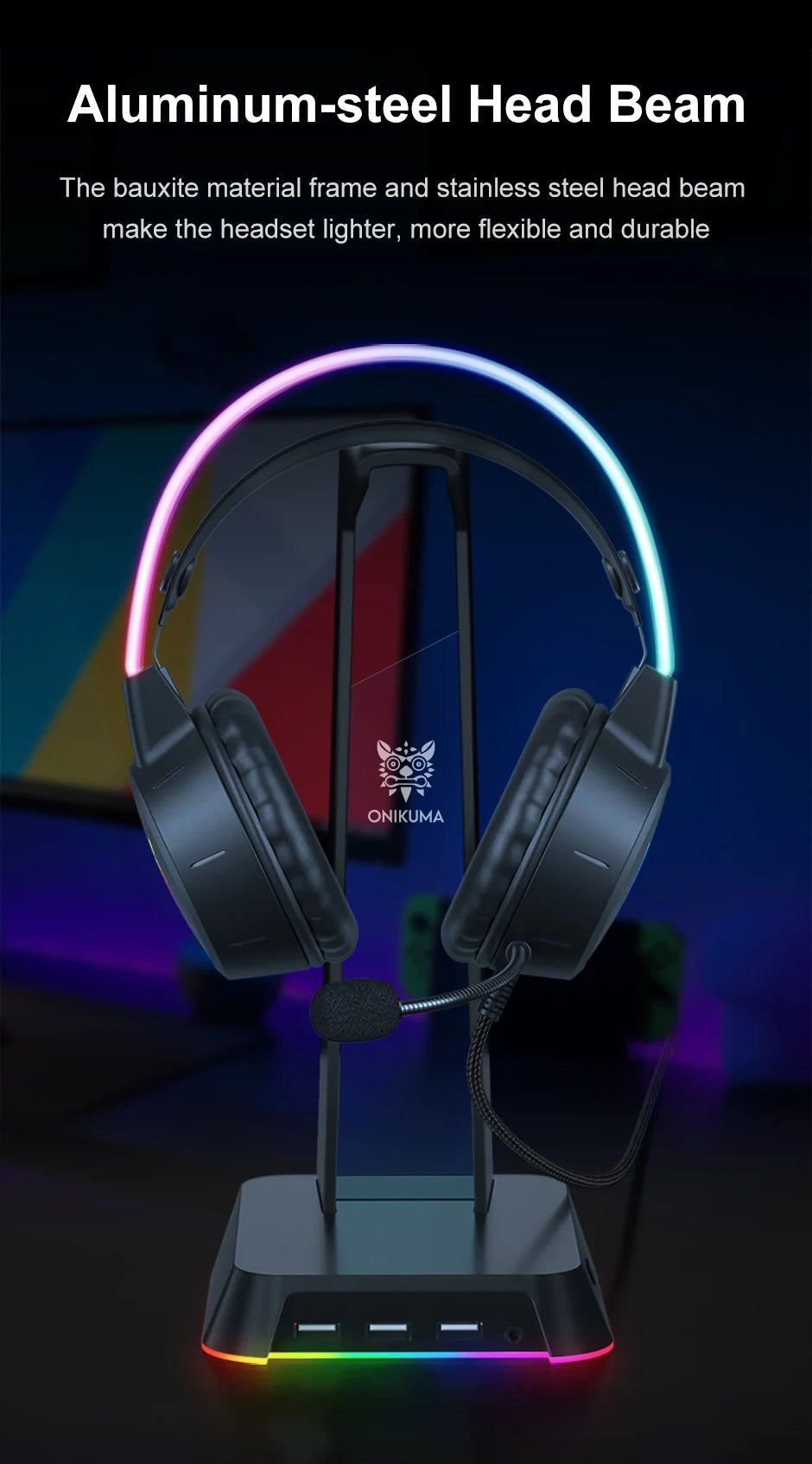 Onikuma X15 Dynamic Pro Over-Ear Headphones Gaming Headset