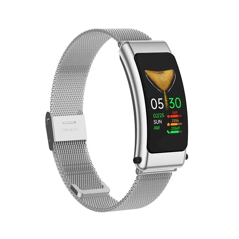 Waterproof Smart Fitness Tracker w Heart Rate Monitor