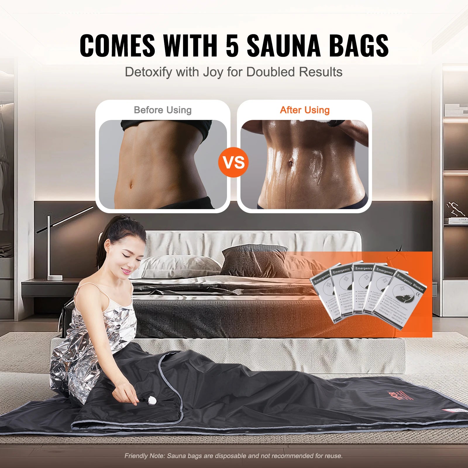 Infrared Sauna Blanket w Remote Time & Temp Control