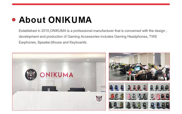 Onikuma X15 Dynamic Pro Over-Ear Headphones Gaming Headset