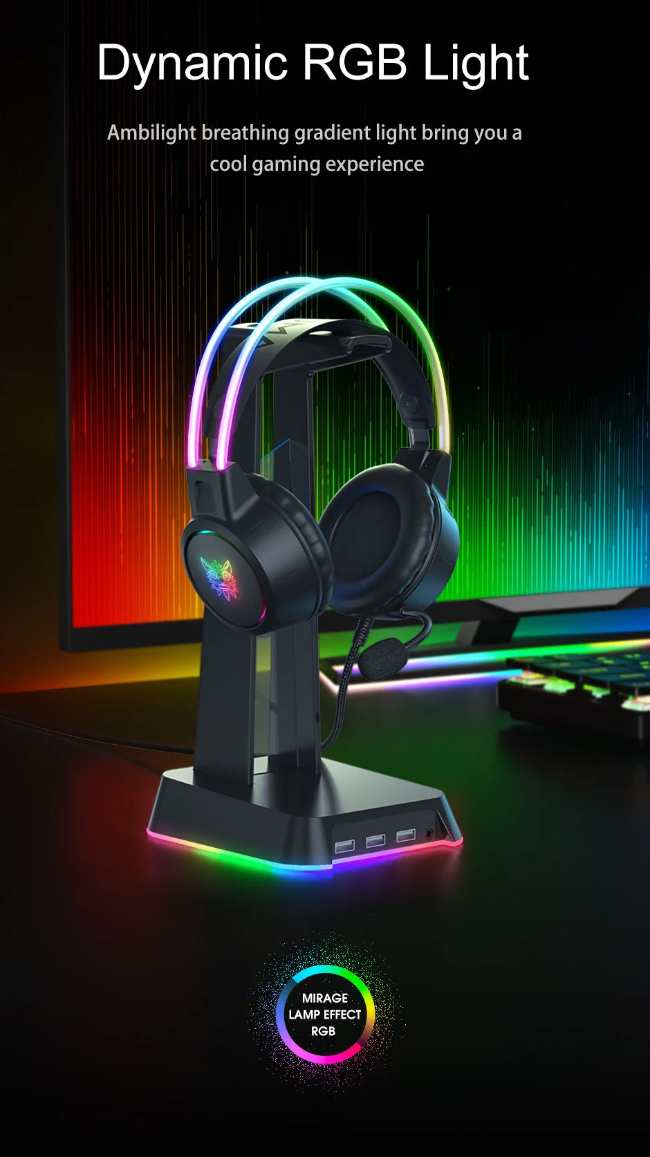 Onikuma X15 Dynamic Pro Over-Ear Headphones Gaming Headset
