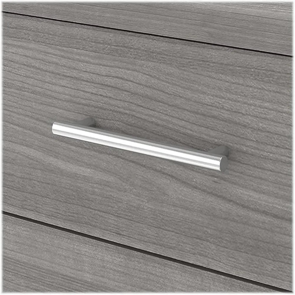 3-Position Sit-to-Stand L-Shaped Desk w Hutch