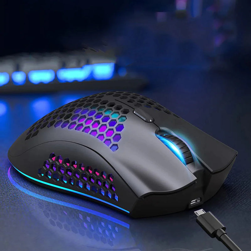 Wireless Rechargeable Optical Gaming Mouse
