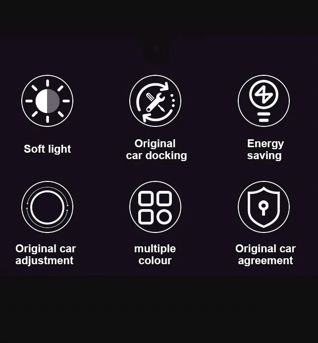 3x Mini Blue LED USB Ambient Lamp Accessories