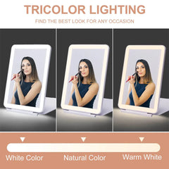 Foldable Makeup Touch Screen Mirror
