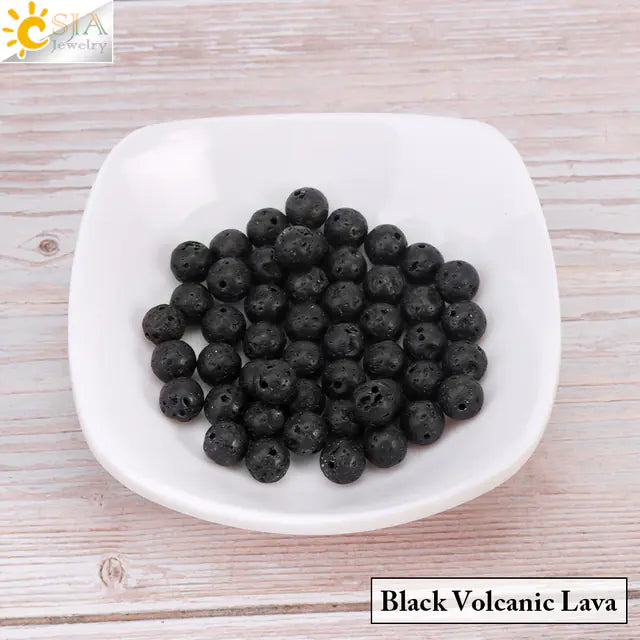 Natural Crystal Beads - Pink Quartz & Garnet Agate