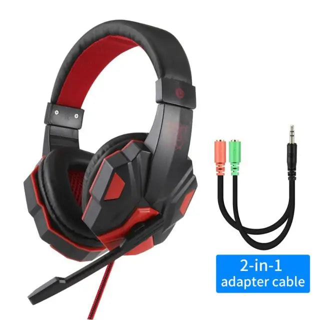 LED-Light Wired Gamer Headset