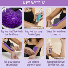 Lavender Bean Hard Wellness Wax