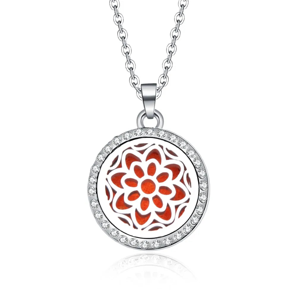 Aroma Oil Diffuser Perfume Necklace