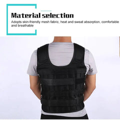 Adjustable 30kg Exercise Weight Vest