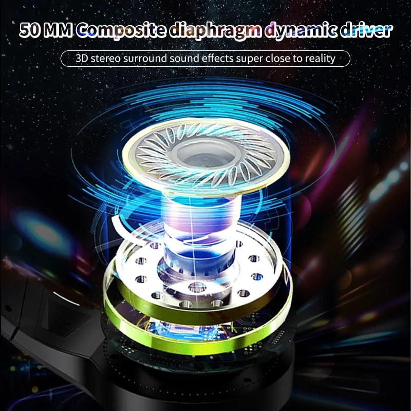 Gaming Headset w Microphone Light