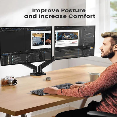 32in Dual-Screen Monitor Stand