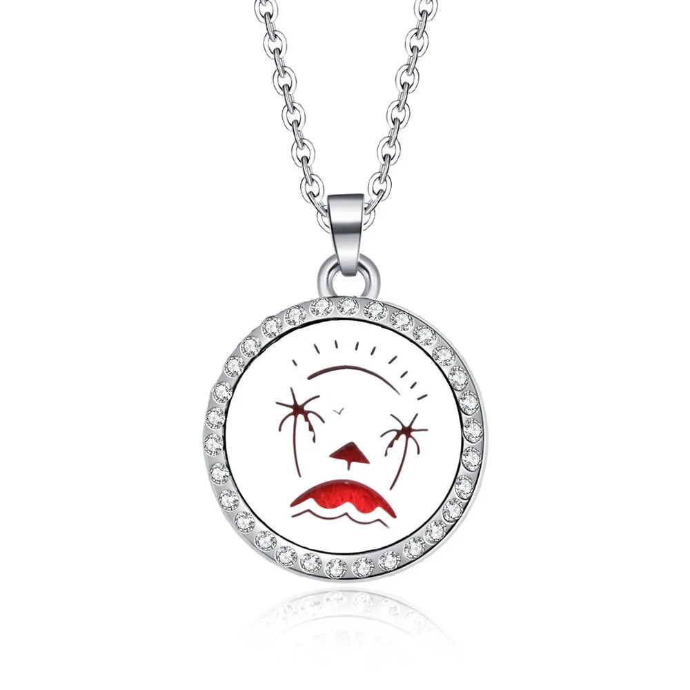 Aroma Oil Diffuser Perfume Necklace