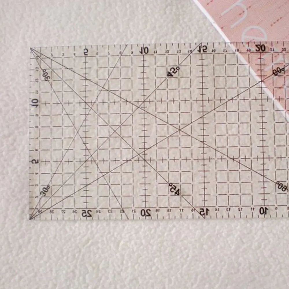 Multi-Functional Sewing Ruler for Quilting