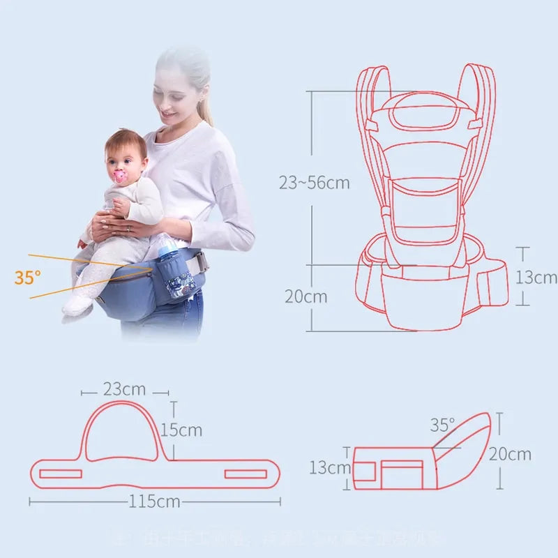 Ergonomic Front-Facing Baby Carrier
