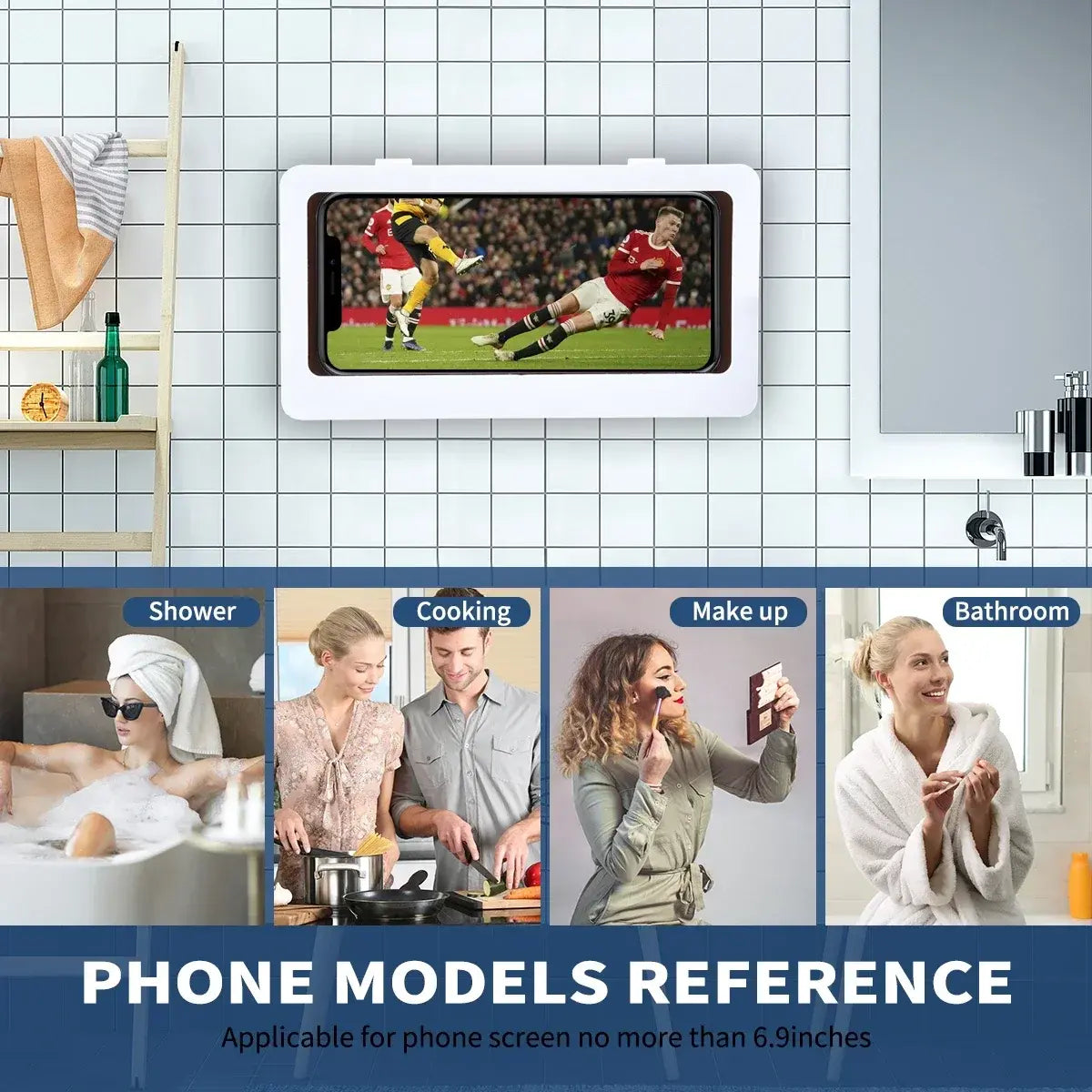 Waterproof Phone Holder for Bath & Shower