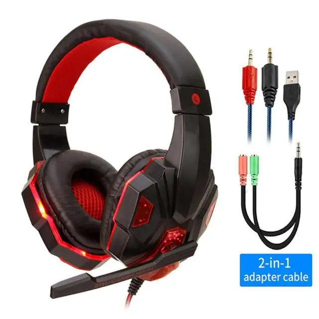 LED-Light Wired Gamer Headset