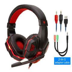 LED-Light Wired Gamer Headset