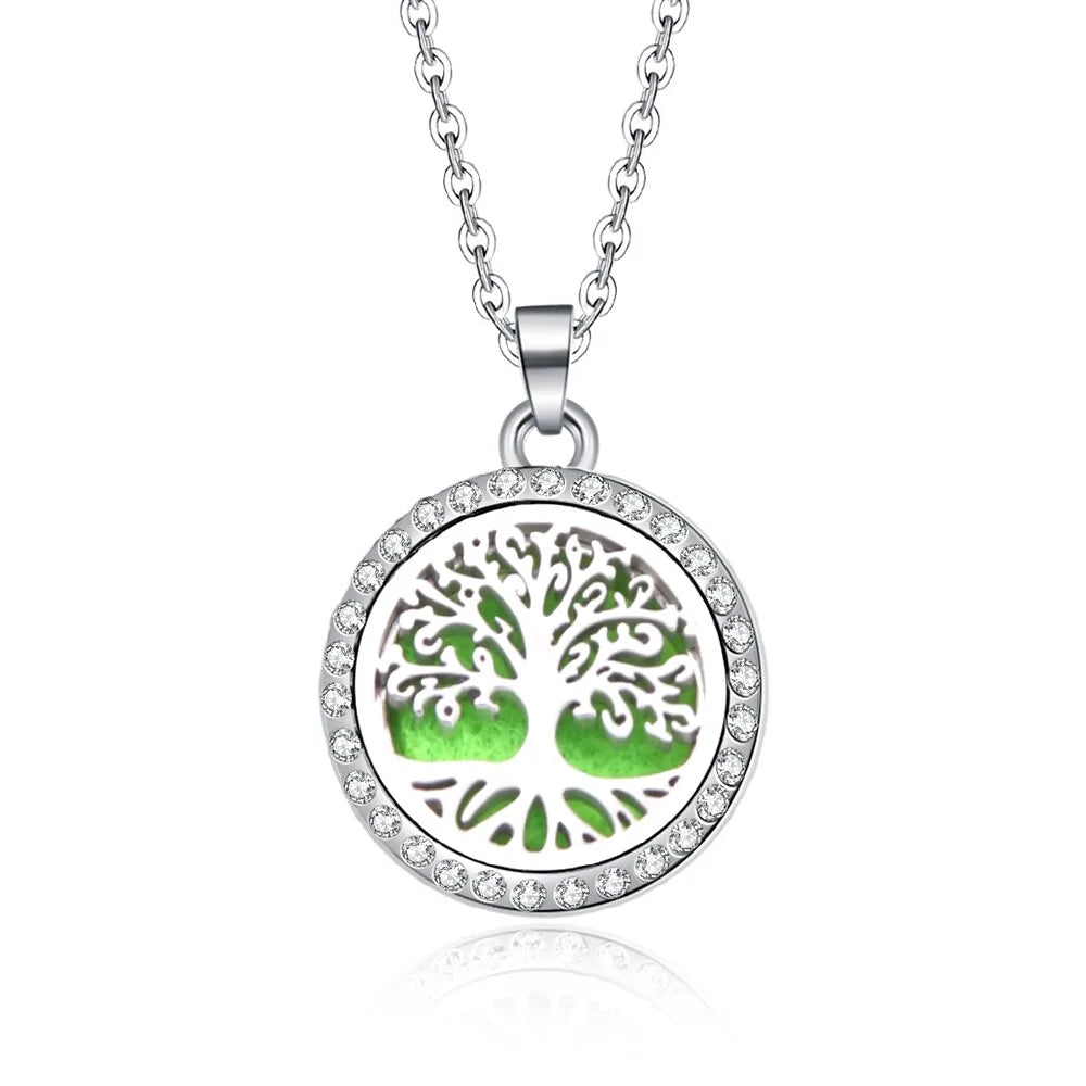 Aroma Oil Diffuser Perfume Necklace