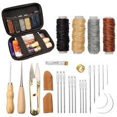 DIY Leather Sewing Tools Set w Needle & Thread