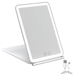 Foldable Makeup Touch Screen Mirror