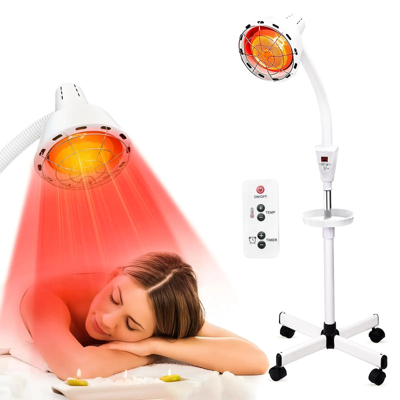 275w Red Light Therapy Heat Lamp w Remote Control