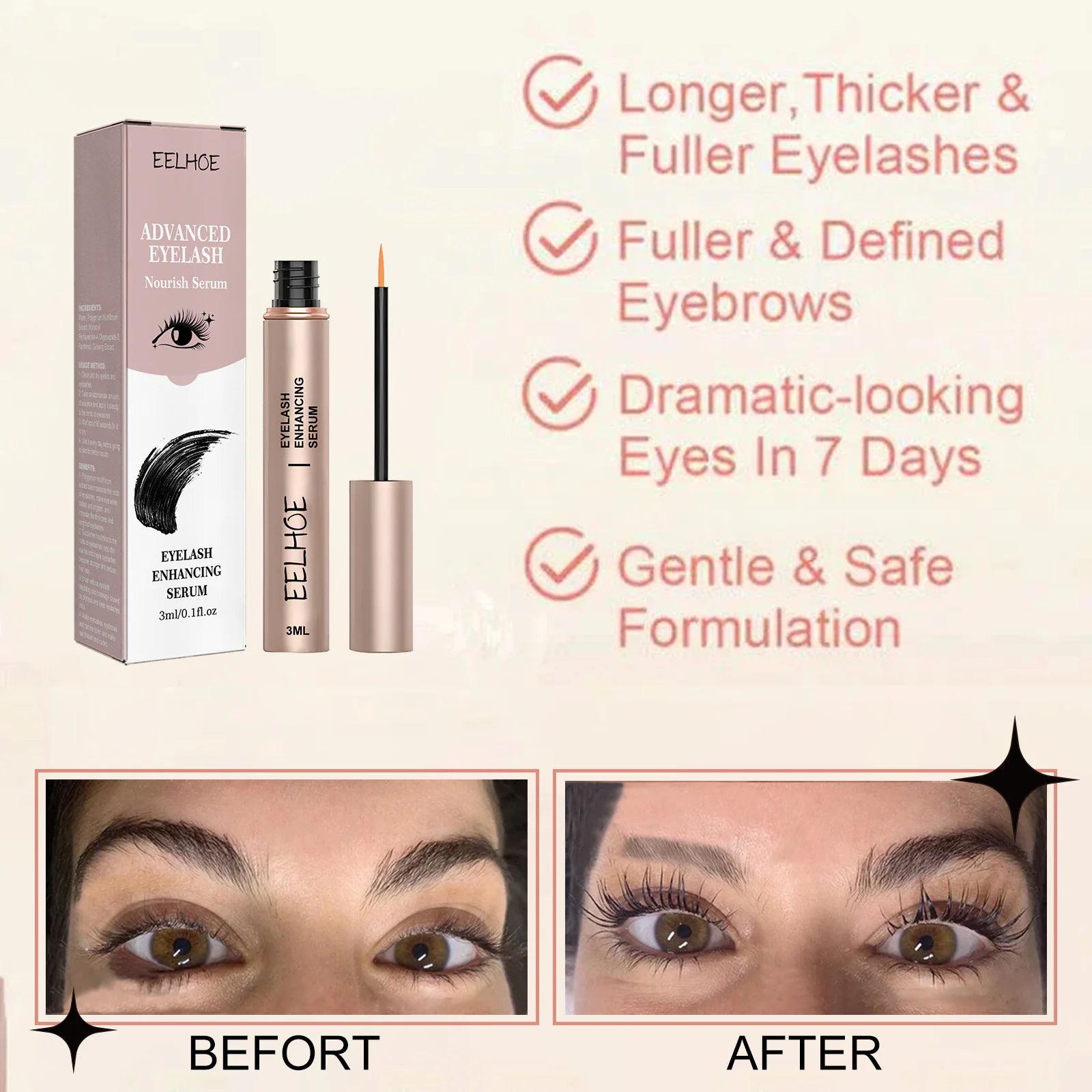 Women’s Eyelash Hydration